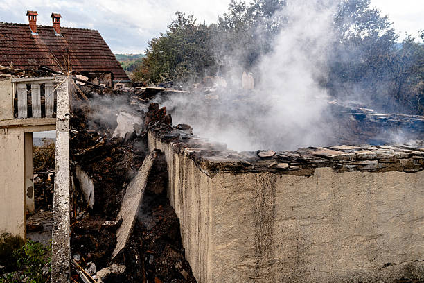 Professional Fire Damage Removal technician working in Silver Lake, FL